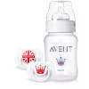 Avent Philips Royal Gift Set SCD683 1 Classic 9 oz feeding bottle + 2 white classic soothers 6-18m